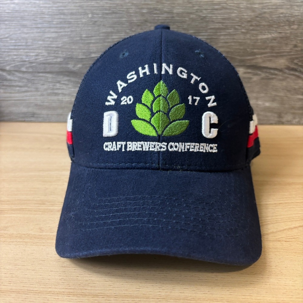 Craft Brewers Conference Hat Cap Snap Back Blue Beer Brewing Washington DC 2017